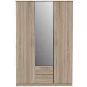 Šatní skříň Niko 123cm Dub Sonoma obraz