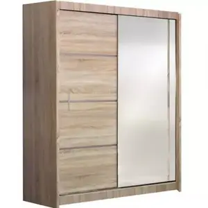 Šatní skříň Vista 150cm Dub Sonoma/Zrcadlo obraz
