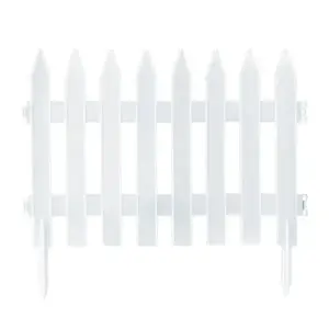 Zahradní plot Garden Classic 2 S449 - Bílá 3600 mm obraz