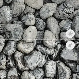Mramor oblázky - černé 40-60 mm, 25 kg obraz