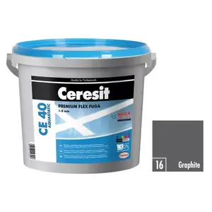Spárovací hmota Ceresit CE 40 Aquastatic 5 kg graphite obraz