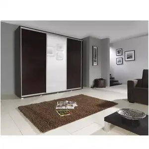 Šatní skříň Se Zrcadlem Penelopa 255 cm Wenge obraz