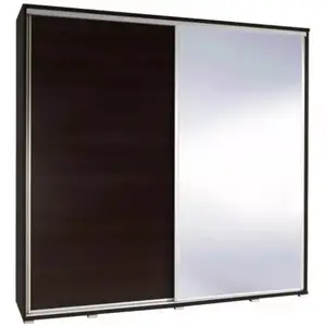 Šatní skříň Se Zrcadlem Penelopa 205 cm Wenge obraz