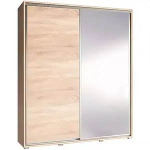Šatní skříň Se Zrcadlem Penelopa 155 cm Dub Sonoma obraz
