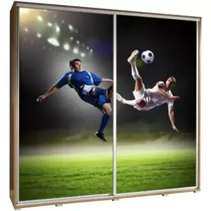 Šatní skříň Penelopa 205 cm fotbalisté 2 obraz