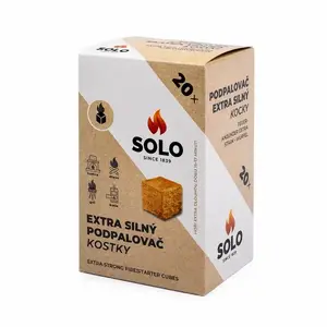 SOLO Podpalovač extra silný kostky 20 ks 620106 obraz