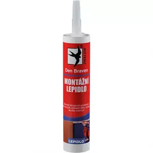 Montážní lepidlo Den Braven 310 ml barva bílá obraz