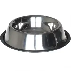 Miska protiskluzová chrom 0, 45 l / 14 cm obraz
