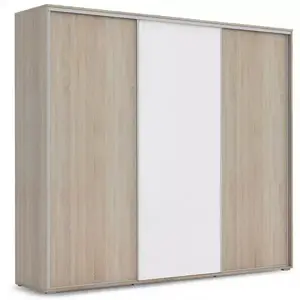 Šatní skříň Kalina 278cm Dub Sonoma/Bílý obraz