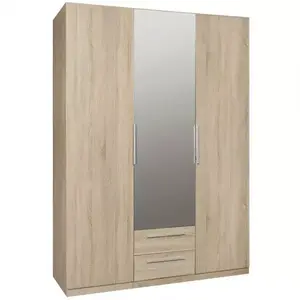 Šatní skříň Cadixo 150cm 2d2s1l Cdxs83s-D30 Dub Sonoma/Zrcadlo obraz