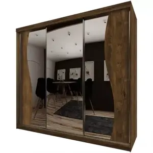 Šatní skříň Top 8 250 Jasan Tmavý obraz