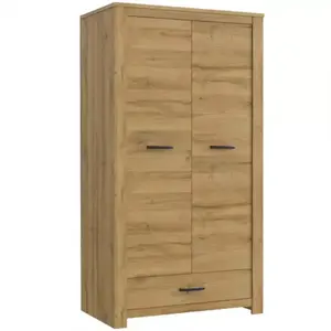 Šatní skříň Havanna 107cm Starožitný Dub obraz