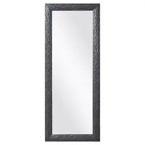 Nástěnné zrcadlo Tessa 54.4x134.4 cm, tmavě šedé obraz