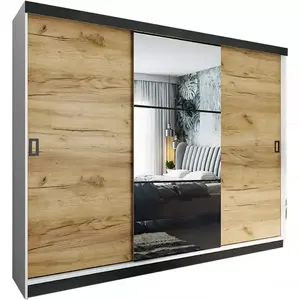 Šatní skříň Retro 200 5l Bílý / Přední Craft Zlatý obraz