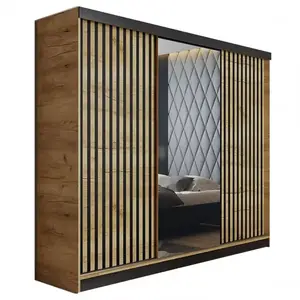 Šatní skříň Malani 200 L Craft / Přední Craft obraz