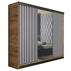 Šatní skříň Malani 200 L Craft / Přední Bílý obraz