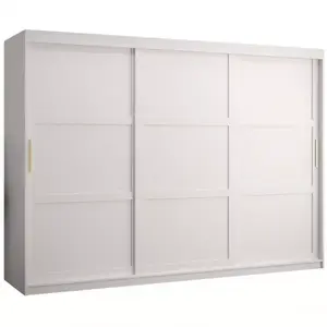 Šatní skříň Amiro 1 250 bílý/bílý obraz