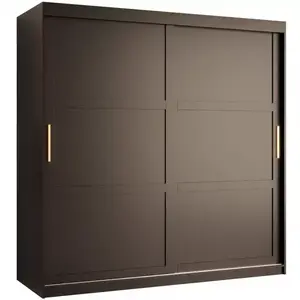 Šatní skříň Amiro 1 180 černý/černý obraz