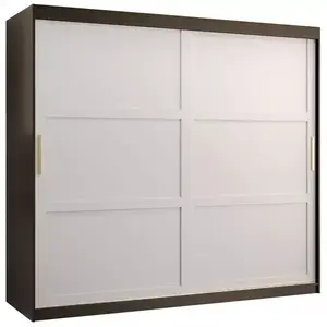 Šatní skříň Amiro 1 200 černý/bílý obraz