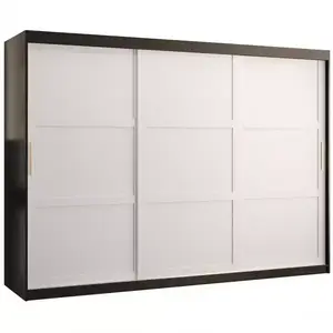 Šatní skříň Amiro 1 250 černý/bílý obraz