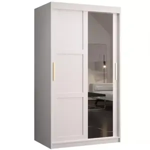 Šatní skříň Amiro 2 100 bílý/bílý obraz