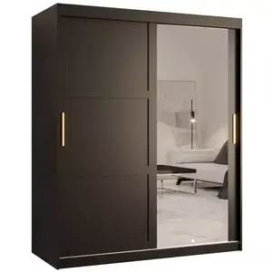 Šatní skříň Amiro 2 150 černý/černý obraz