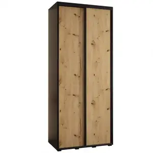 Šatní skříň 45 Canaris 1 120 černá/artisan/černá obraz