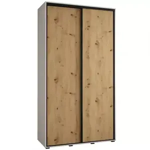 Šatní skříň 45 Canaris 1 130 bílá/artisan/černá obraz