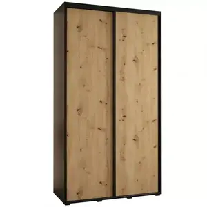 Šatní skříň 45 Canaris 1 130 černá/artisan/černá obraz