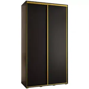 Šatní skříň 45 Canaris 1 130 černá/gold obraz