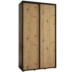 Šatní skříň 45 Canaris 1 140 černá/artisan/černá obraz