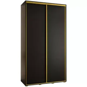 Šatní skříň 45 Canaris 1 140 černá/gold obraz