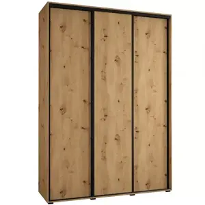 Šatní skříň 45 Canaris 1 200 artisan/černá/černá obraz