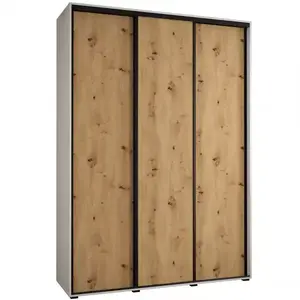 Šatní skříň 45 Canaris 1 200 bílá/artisan/černá obraz