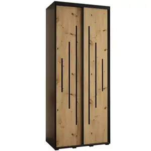 Šatní skříň 45 Canaris 12 100 černá/artisan/černá obraz
