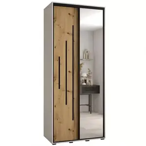 Šatní skříň 45 Canaris 13 100 bílá/artisan/černá obraz
