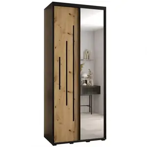 Šatní skříň 45 Canaris 13 100 černá/artisan/černá obraz