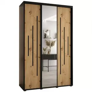 Šatní skříň 45 Canaris 13 180 černá/artisan/černá obraz