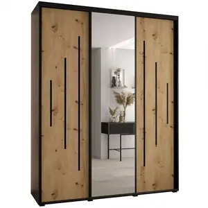 Šatní skříň 45 Canaris 13 200 černá/artisan/černá obraz