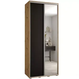 Šatní skříň 45 Canaris 3 100 artisan/černá/silver obraz