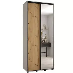 Šatní skříň 45 Canaris 3 110 bílá/artisan/černá obraz