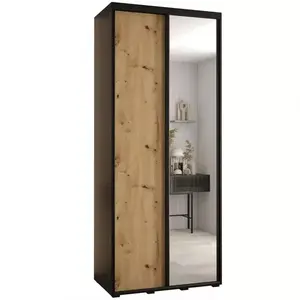 Šatní skříň 45 Canaris 3 110 černá/artisan/černá obraz