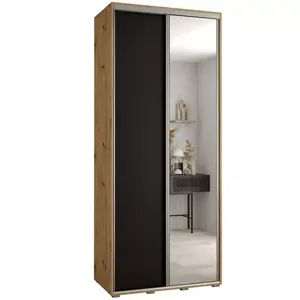 Šatní skříň 45 Canaris 3 120 artisan/černá/silver obraz