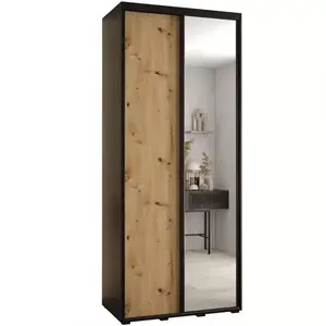 Šatní skříň 45 Canaris 3 120 černá/artisan/černá obraz