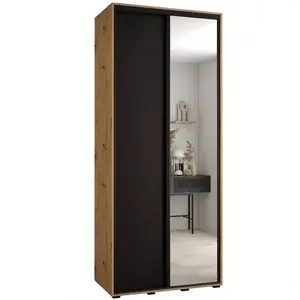 Šatní skříň 45 Canaris 3 130 artisan/černá/černá obraz