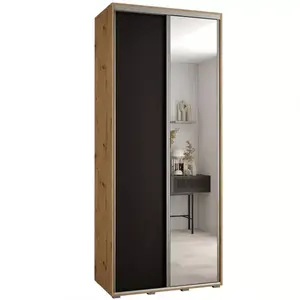Šatní skříň 45 Canaris 3 130 artisan/černá/silver obraz