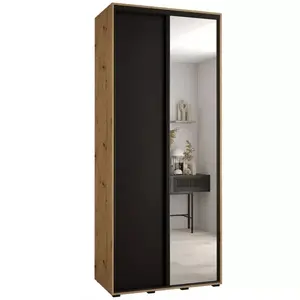 Šatní skříň 45 Canaris 3 140 artisan/černá/černá obraz