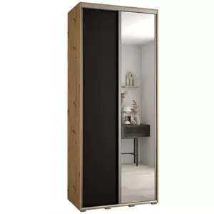 Šatní skříň 45 Canaris 3 140 artisan/černá/silver obraz
