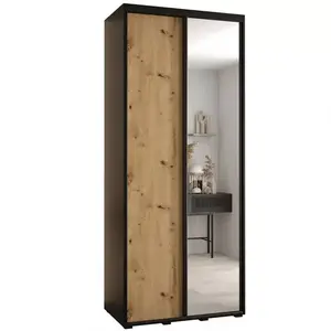 Šatní skříň 45 Canaris 3 140 černá/artisan/černá obraz