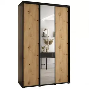 Šatní skříň 45 Canaris 3 150 černá/artisan/černá obraz